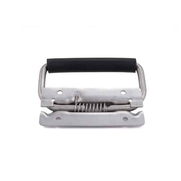 Model-26-BH-view-3 Stainless steel sprug folded handle for flight cases and enclosures