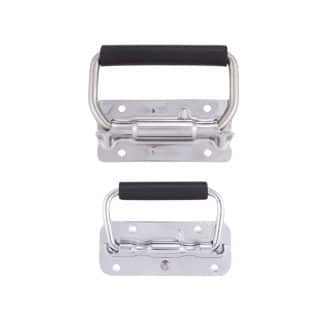 Model-26-BH-view-4 Stainless steel sprug folded handle for flight cases and enclosures