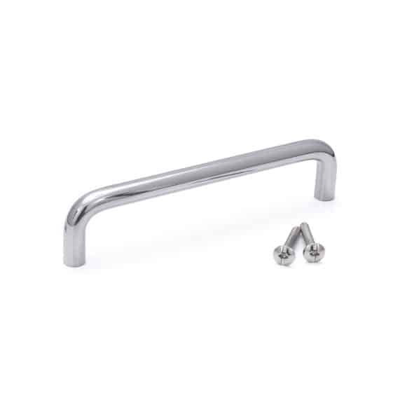 Stainless steel pull handle for furniture