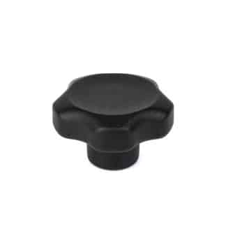 Model-39F-PK-view-2 Plastic solid lobe knob with female threaded insert