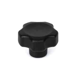 Model-39F-PK-view-4 Plastic solid lobe knob with female threaded insert