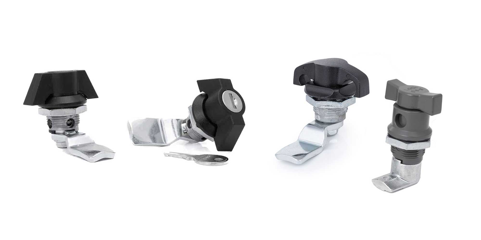 New quarter-turn camlock latches, padlock compatible